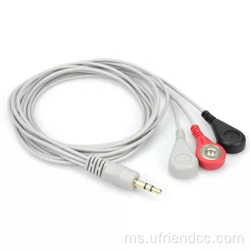 Kabel Snap Wire Medical Electrode Lead ECG Cable